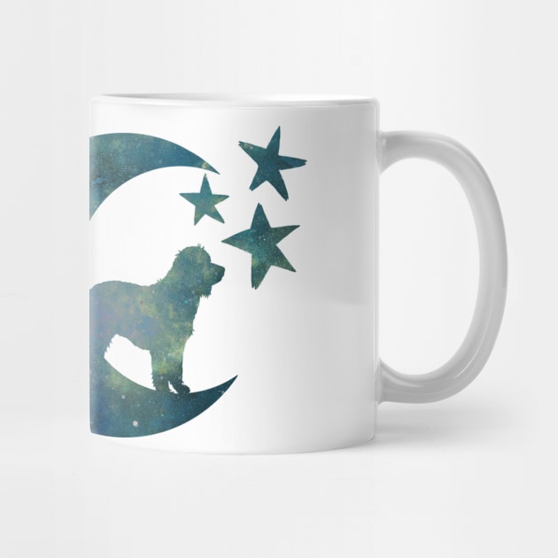 Labradoodle Half Moon And Stars by BittenByErmines